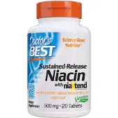 Doctors Best , Förlängd-Utge Ljusnäring med niaXtend, 500 mg, 120 Tabletter