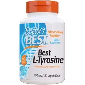 Doctors Best , L-Tyrosin, 500 mg, 120 Veggie Caps