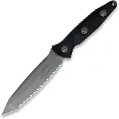 Microtech Socom Alpha T/E Apocalyptic Full Serrated kniv