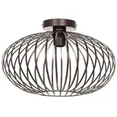 LINDBY Taklampor , Nahele, dimbara, Brun / rost, Vardagsrum, Metall, Vintage / retro