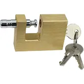 BRÜDER MANNESMANN M41360 Hänglås 60 mm Lika låsning Guld Profilcylinder-hänglås