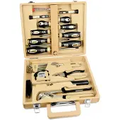 BRÜDER MANNESMANN M29001 M29001 Verktygssats Inkl. bambuväska