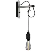 Buster + Punch Vägglampa Hooked wall nude, dimbar, Aluminium / grå / zink, Vardagsrum / matsal, Metall, Modern, Vägglampa, vägglampa inomhus