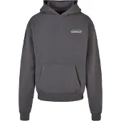 MJ Gonzales Sweatshirt 'Fatima' mörkgrå / vit