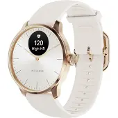 Withings ScanWatch Light - 37 mm - rostfritt stål - smart klocka med band - fluoroelastomer - handledsstorlek: 146-211 mm - monokrom - Bluetooth LE - 27.1 g - svart