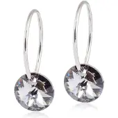 Blomdahl Örhängen Round, Black Diamond - Stjärnurmakarna