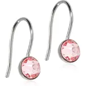 Blomdahl Örhängen NT Pendant Bezel Light rose 5 mm 1par