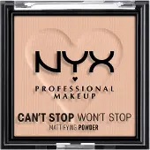 Nyx Can’t Stop Won’t Stop Mattifying Powder Kompaktpuder 6 g Nr. 04 - Medium