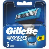 Gillette Mach3 Turbo 5 st Rakblad
