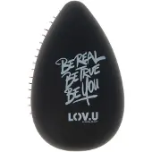 Parsa Beauty LOV.U Compact Detangler Brush - Black