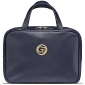Gillian Jones - Organizer Cosmetic bag w. hangup function - Dark blue PU