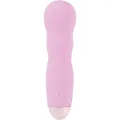 Cuties You2Toys - Mini Rose - uppladdningsbar, vågig vibrator (rosa)
