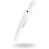 Satisfyer Wand-er Woman - vattentålig massagevibrator (vit)