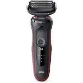 Braun Series 5 50-R1000s, Folierakapparat, Röd, LED, Batteri, Litium-Ion (Li-Ion), Inbyggt batteri
