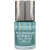 Layla Hologram Effect Emerald Divine 10