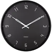 Karlsson väggklocka Stark iron matt black 40 cm KA5950BK