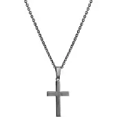Top Gold silverkors berlock grå 20 mm 42 5191 2500