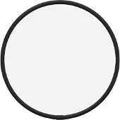 vidaXL Väggspegel svart Ø 20 cm rund