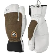 Hestra Army Leather Patrol, 3-finger Skidhandskar, Olivgrön