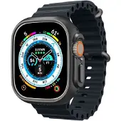 Spigen Thin Fit - Stötsskydd för smartwatch - polykarbonat - svart