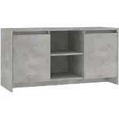 vidaXL Tv-bänk betonggrå 102x37,5x52,5 cm konstruerat trä