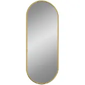 vidaXL Väggspegel guld 60x25 cm oval