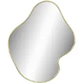 vidaXL Väggspegel guld 60x50 cm