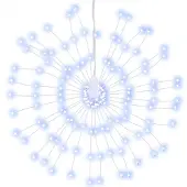 vidaXL Julbelysning 140 LED kallvit 17 cm