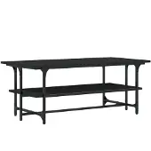 vidaXL Soffbord, Svart, 100X50X40 Cm, Materialbaserad Träskiva