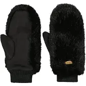 Barts - Varumärken - Fur Mitts Black för Unisex - Svart