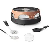 Emerio PO-113255.4 - Pizzaovn/grill/raclette - 1,8 kW - terrakottaorange
