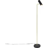 TRIO Lighting Golvlampa Marley, Mässing / guld, Vardagsrum / matsal, Metall, Modern, Golvlampa