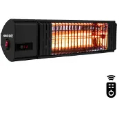 Vonroc Värmare Volsini 2000W – Inkl. Fjärrkontroll och LCD-skärm | Svart