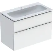 Geberit Möbelset iCon smalt 2 lådor 90x63 vit/k b