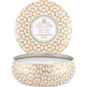 Voluspa 3-Wick Tin Candle Italian Bellini - 340 g