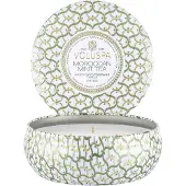 Voluspa 3-Wick Candle Decorative Tin Moroccan Mint Tea 340g