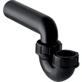 Geberit 40 x 50 mm P-vandlås sort PEH