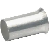 Klauke 7610 Ändhylsa 10 mm² Oisolerad Silver 100 st