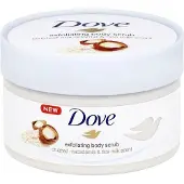 Dove Body Scrub Macadamia & Rice Milk – 225ml