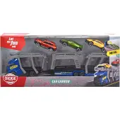 Dickie Toys Dickie traktor med 3 personbilar, 2 typer (D 3745008)