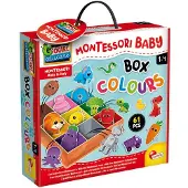 Lisciani Låda Färger Klassificering Barnspel 53 Montessori-figurer