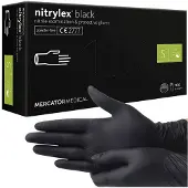 GS Supply Nitrilhandske, Protect, S, Nitril, Puderfri, 100 St.