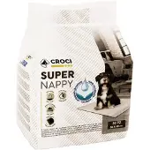 Croci Super Nappy valpunderlägg - L 60 x B 40 cm, 50 st