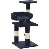 vidaXL Katträd med klöspelare i sisal 65 cm blå