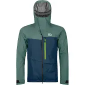 Ortovox - Skidjackor - 3L Ravine Shell Jacket M Deep Ocean för UnisexUll - Storlek L - Grön