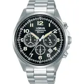 Lorus Watches Rt303kx9 Sports Chronograph 43 Mm Klocka