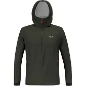 Salewa Puez Aqua 4 Powertex 2,5L regnjacka - dark olive - storlek s