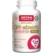 Jarrow Formulas , Ubiquinol, QH-Absorb, Max Absorption, 100 mg, 120 mjuka kapslar