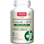 Jarrow Formulas Saccharomyces Boulardii Probiotika + MOS 5 miljarder CFU probiotisk jst fr tarmhlsa Std fr tarmhlsa Kosttillskott fr kvinn