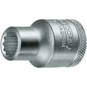 Gedore 12-kantad hylsa 6136810; 1/2''; 5/8''